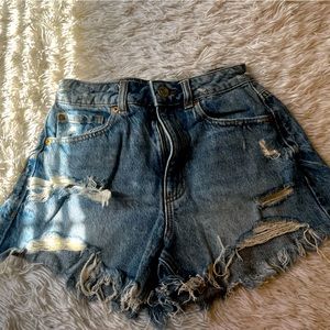 Garage denim 00 festival shorts